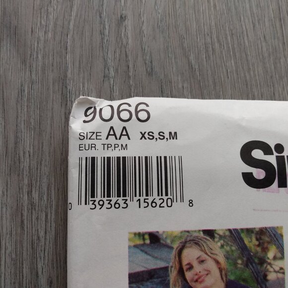 Vintage 90s Jacket Vest Sewing Pattern Size XS-M Unisex Simplicity 9066 - Picture 4 of 11